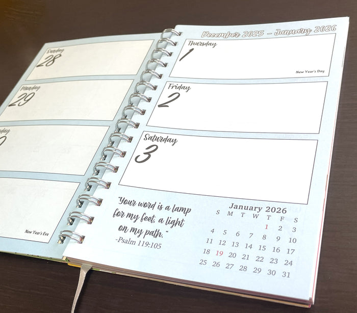 2026  Be True to Yourself Inspirational Weekly Planner
