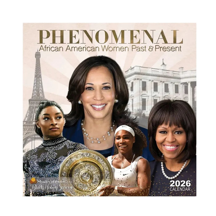 2026 Black History (Phenomenal African American Women Past and Present) Wall Calendar