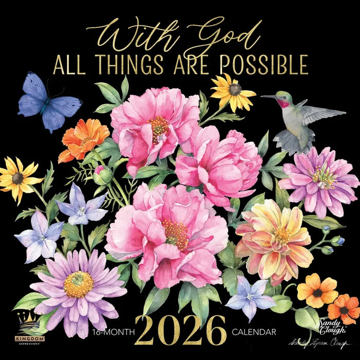 2026 With God All Things Calendar