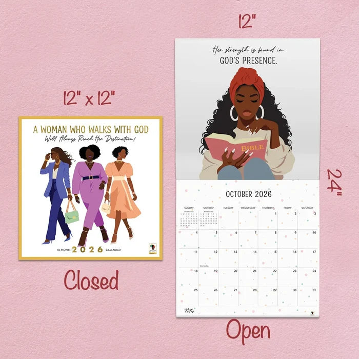 2026 Woman Who Walks With God Calendar