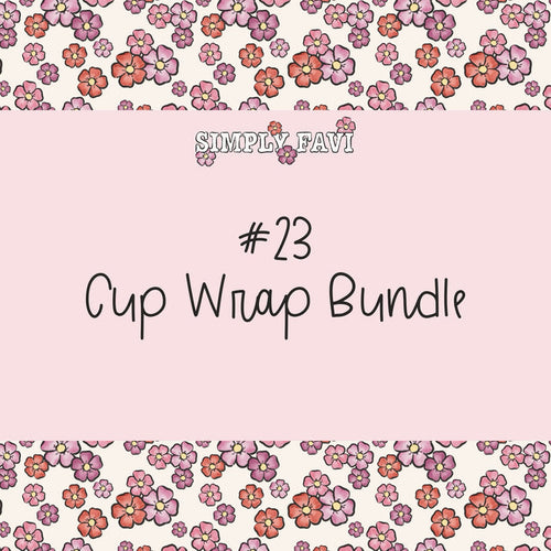 #23 Cup Wrap (set of 9)