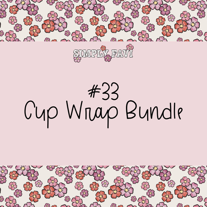 #33 Cup Wrap (set of 10)