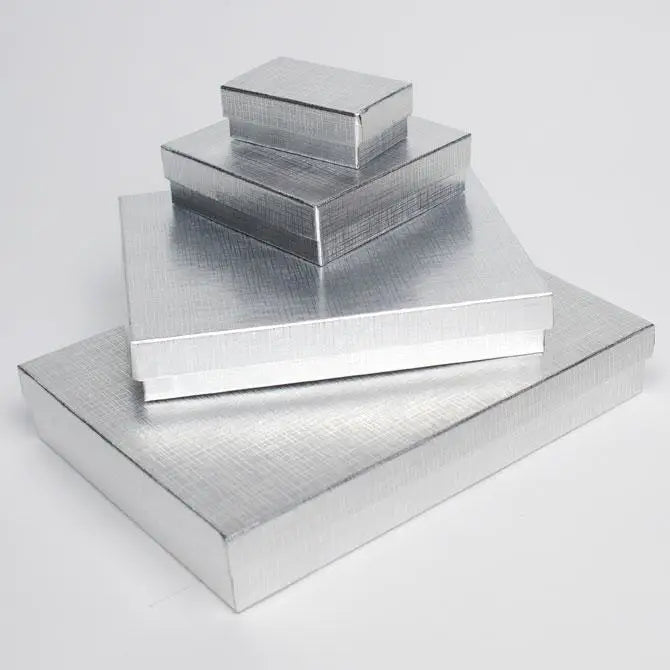 Silver Linen Foil