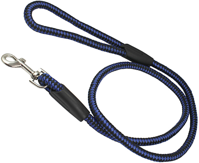 4ft Nylon Rope Leash 1/2" Diameter for Medium to Large Dogs