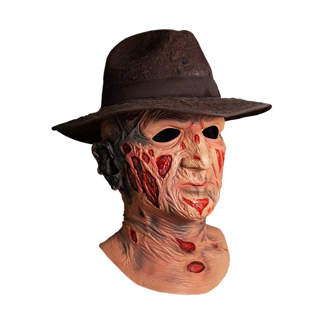 side of mask on display