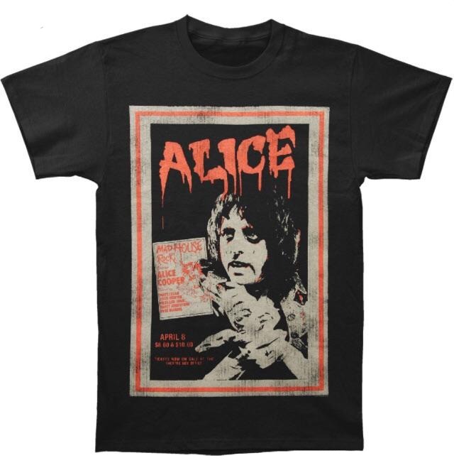front of shirt on display