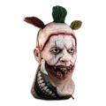 front of mask