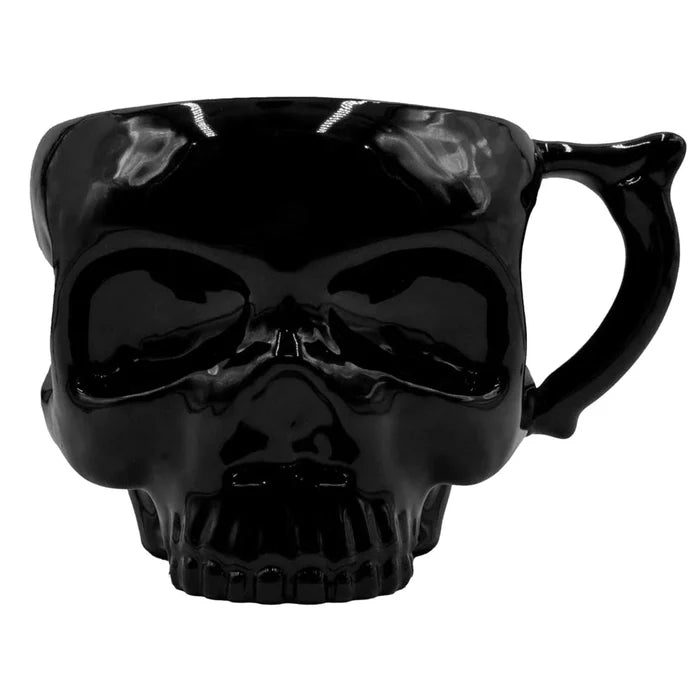 front of mug on display