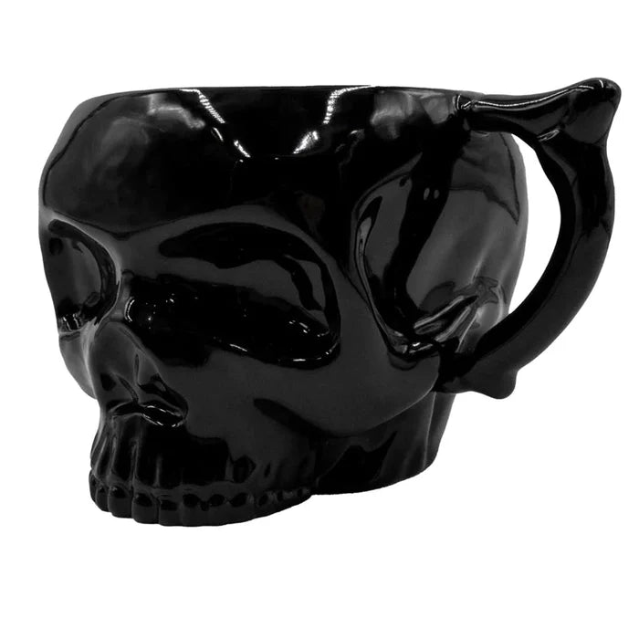 side of mug on display