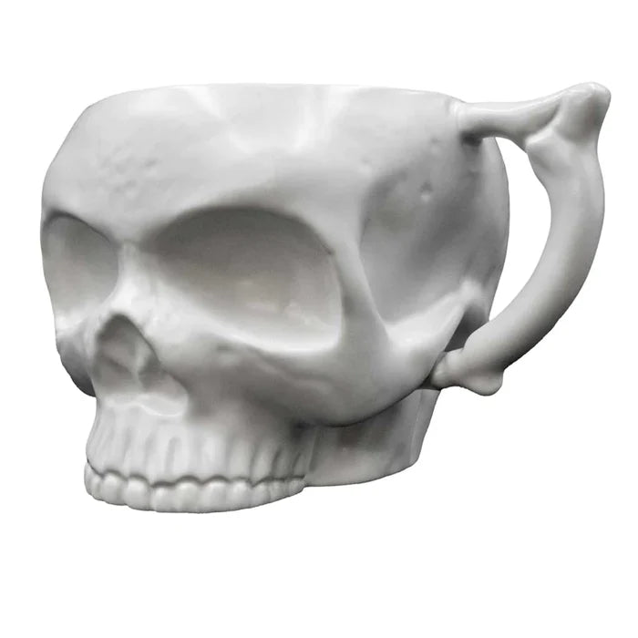 side of mug on display