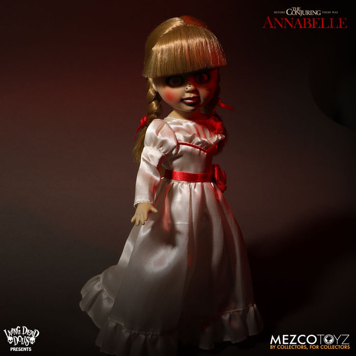 front of doll