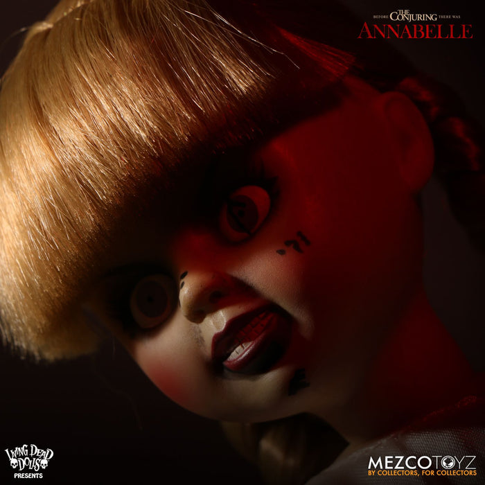 front of doll