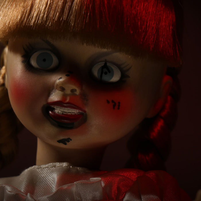 front of doll