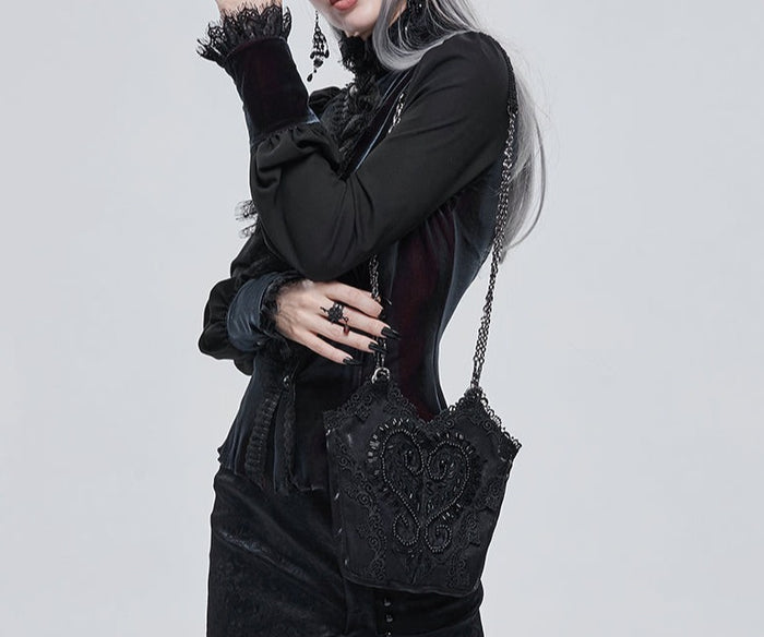 model showing bag