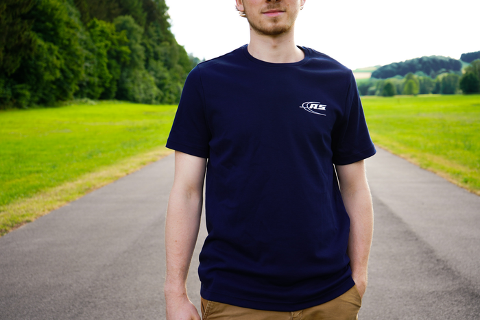 AS Logo - Marine T Shirt - Herren