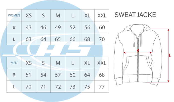 AS Logo - Sweat Kapuzen Jacke - Marine - Herren