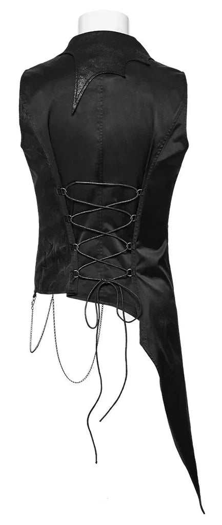back of vest on display