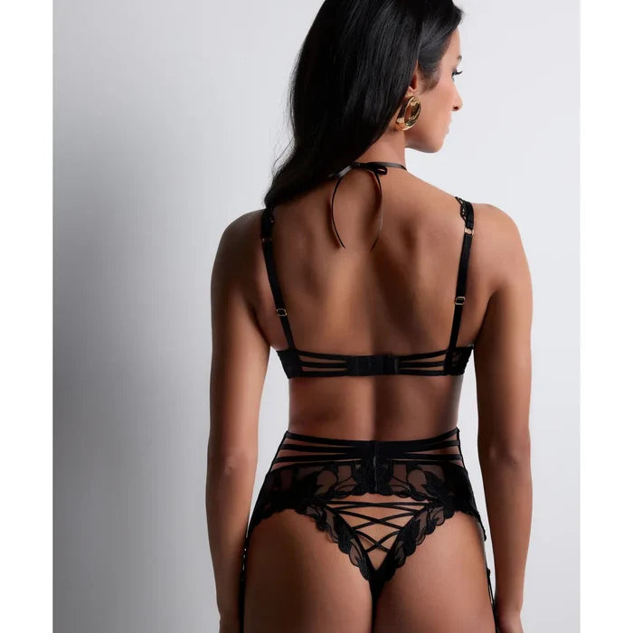 Aubade Night at Paradise Tanga in Obsidian - Romantiques