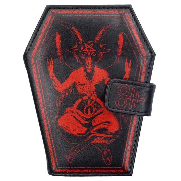 front of wallet on display