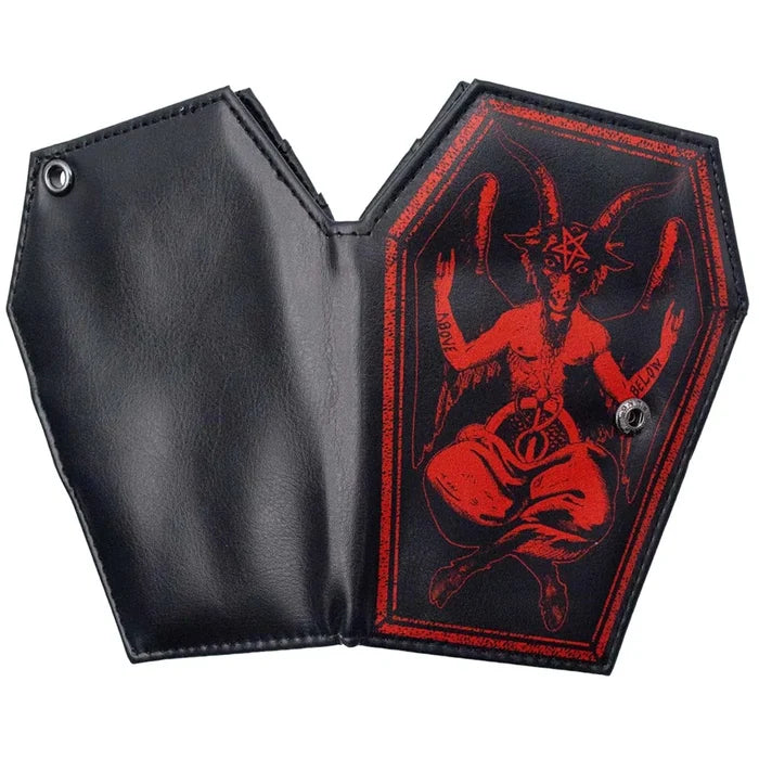 back of wallet on display