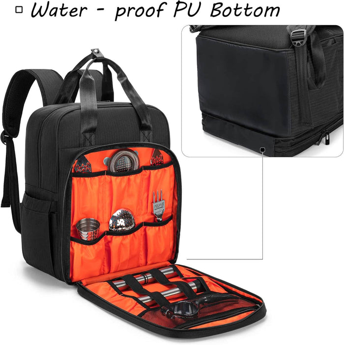 Bartender Carrying Bag for Home Indoor Outdoor Patio Party (MOQ 10 PCS): 1 Bag