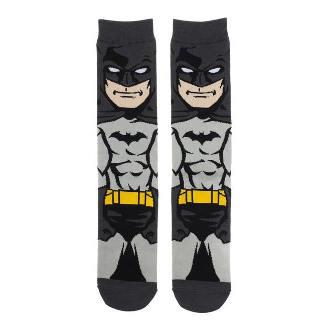 batman full body mid calf crew socks