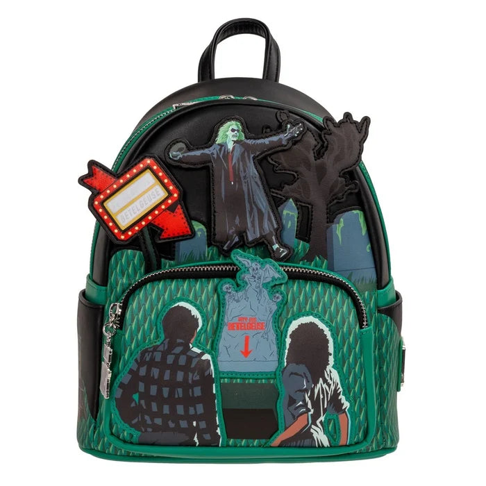 front of backpack on display
