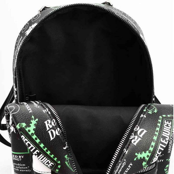 inside of backpack