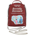 front of bag on display