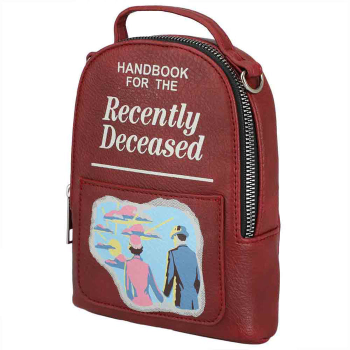 side of bag on display