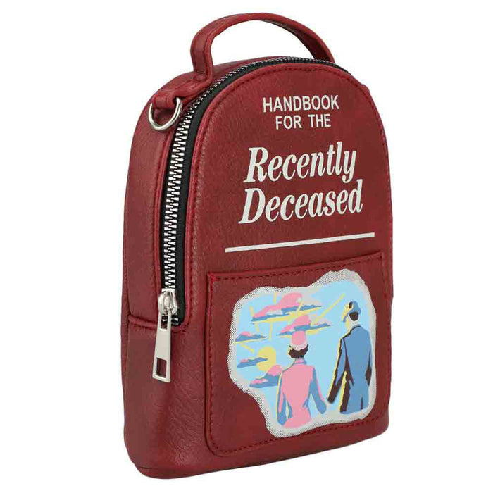 side of bag on display