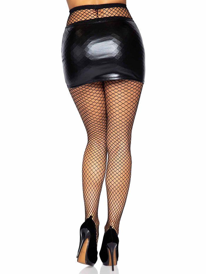 model showing back of pantyhose