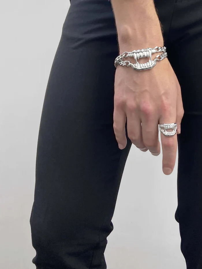 model wearing bracelet