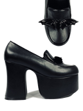 top and side of shoe