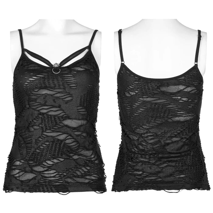 front and back of top on mannequin