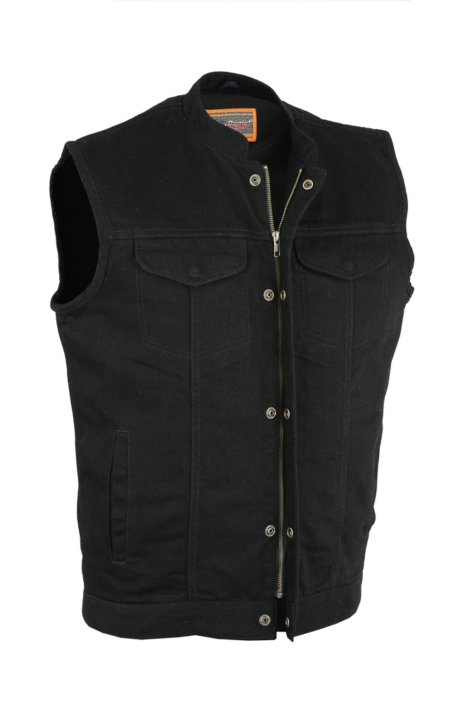 side of vest on display