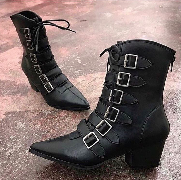 front and side of boot