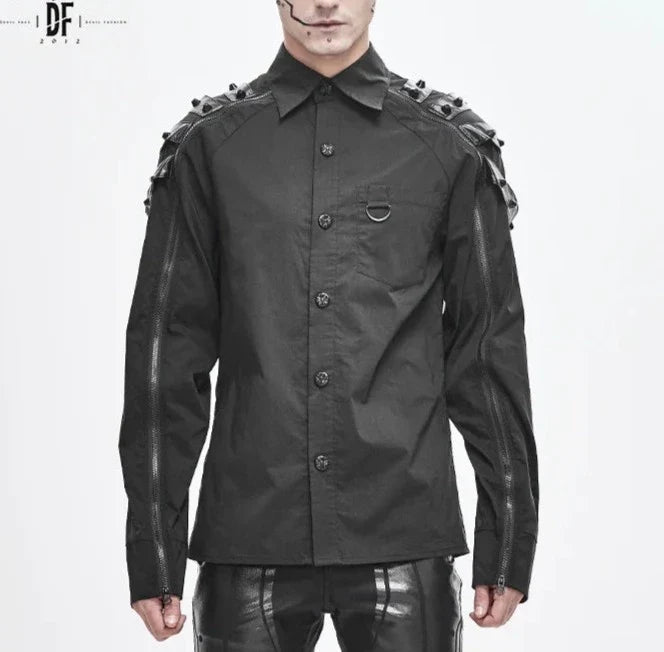model showing front of shirt