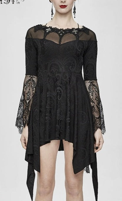 model showing front of dress