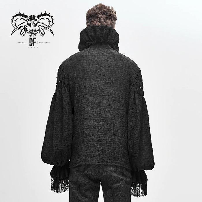 model showing back of shirt