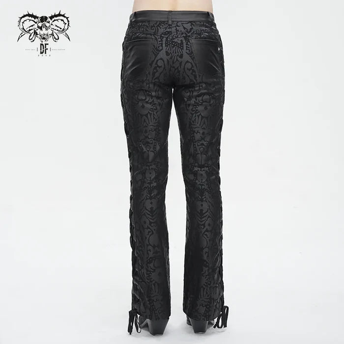 model showing back of pants