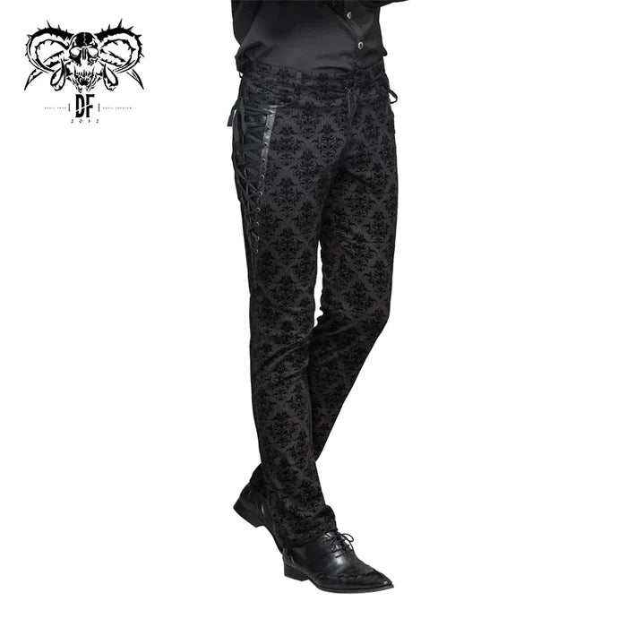 model showing front of pants