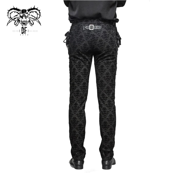 model showing back of pants