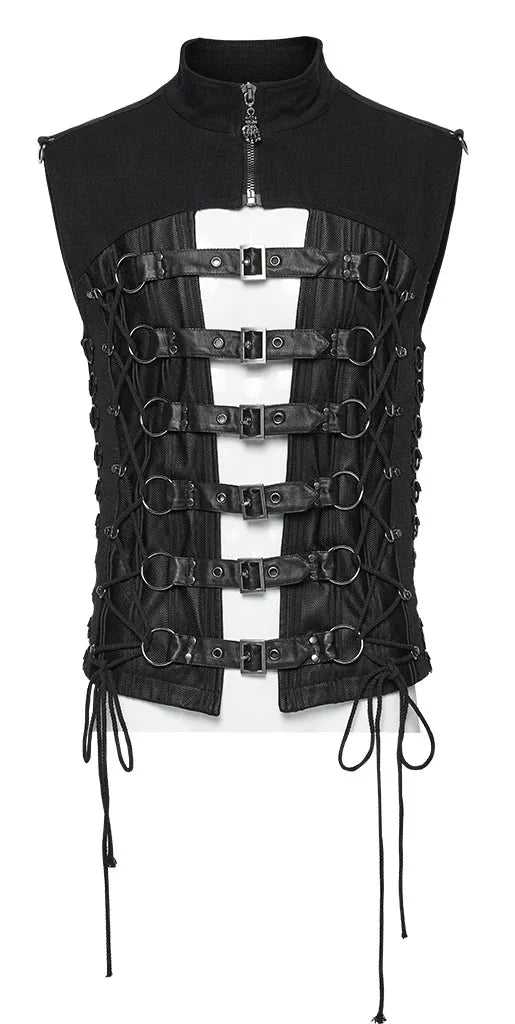 front of vest on display