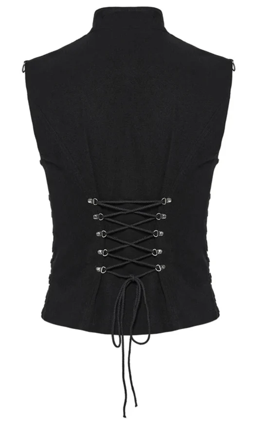 back of vest on display