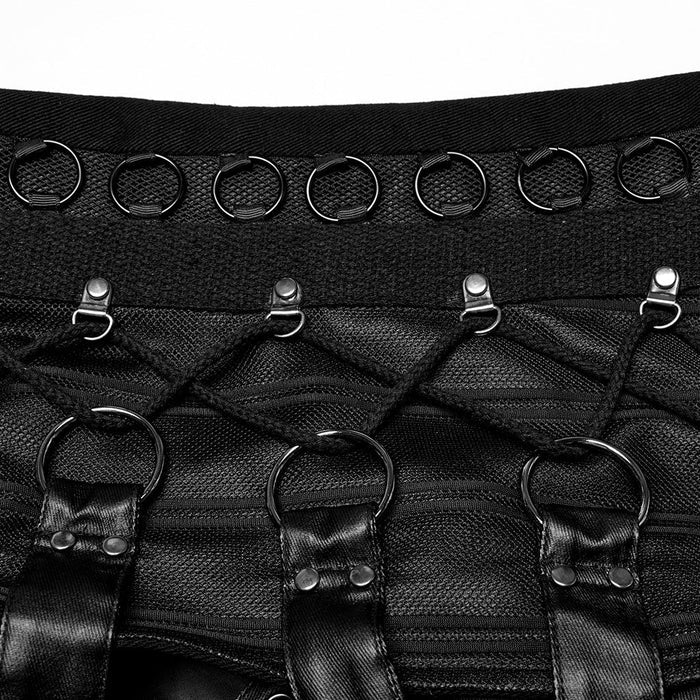 buckle details on front of vest
