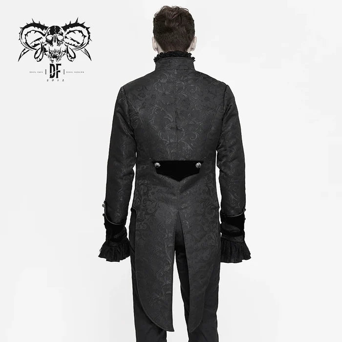 model showing back of jacket