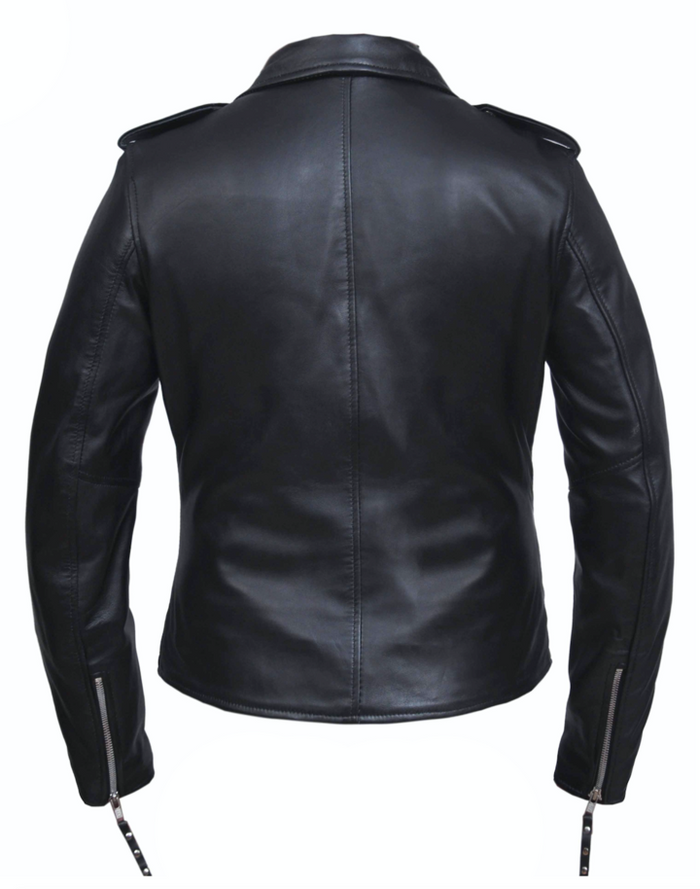 back of jacket on display