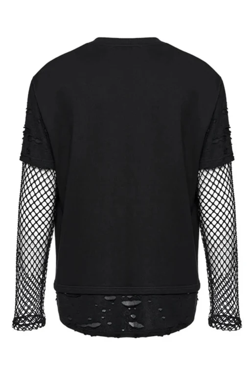 back of shirt on display