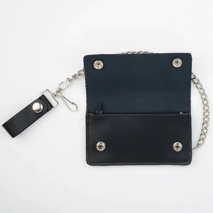 inside of wallet on display